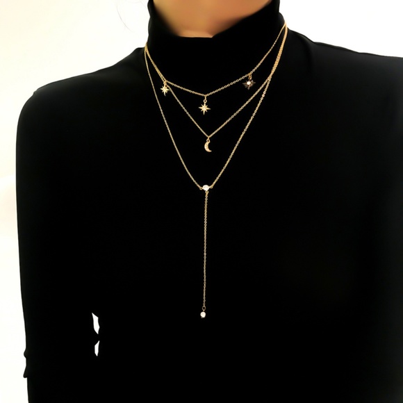 Myth X Dream Jewelry - 💕 Last one Moon N Star Long Necklaces